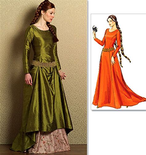 medieval clothing patterns|medieval dress patterns simplicity.